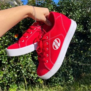 brand new red heelys